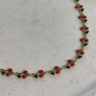 Gold cherry elegance