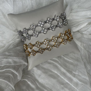 Riviera light cross bracelet