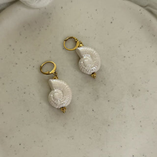 Coral whisper earrings