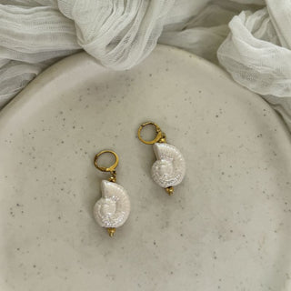 Coral whisper earrings