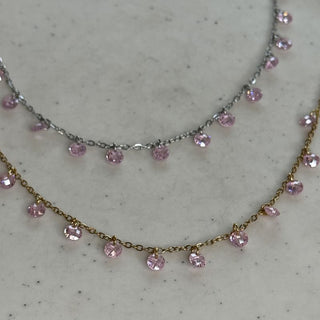 Baby pink Pin Crystal