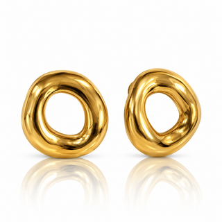 Plain cycle earrings