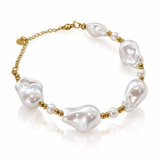 Afroditi Petrinoli baroque pearl bracelet