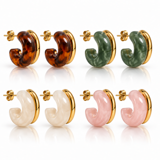 Afrodite Petrinoli — earrings four colors