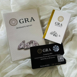 Certified Moissanite Eternity Band