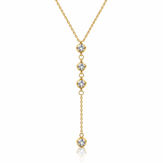 Afrodite Petrinoli — necklace y round gold