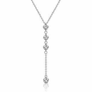 Afrodite Petrinoli — necklace y round silver