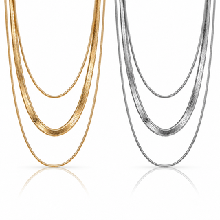 Afrodite Petrinoli — necklaces triple snake both