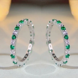 Brilliance Green Eternity Ring