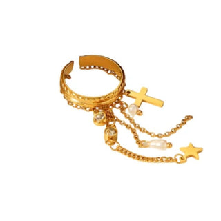 Cross stralight ring