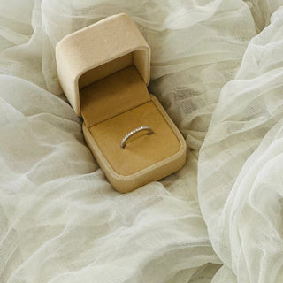 Certified Moissanite Eternity Band