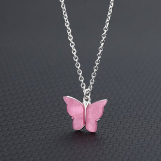 Butterfly (Silver Chain 3 colors)